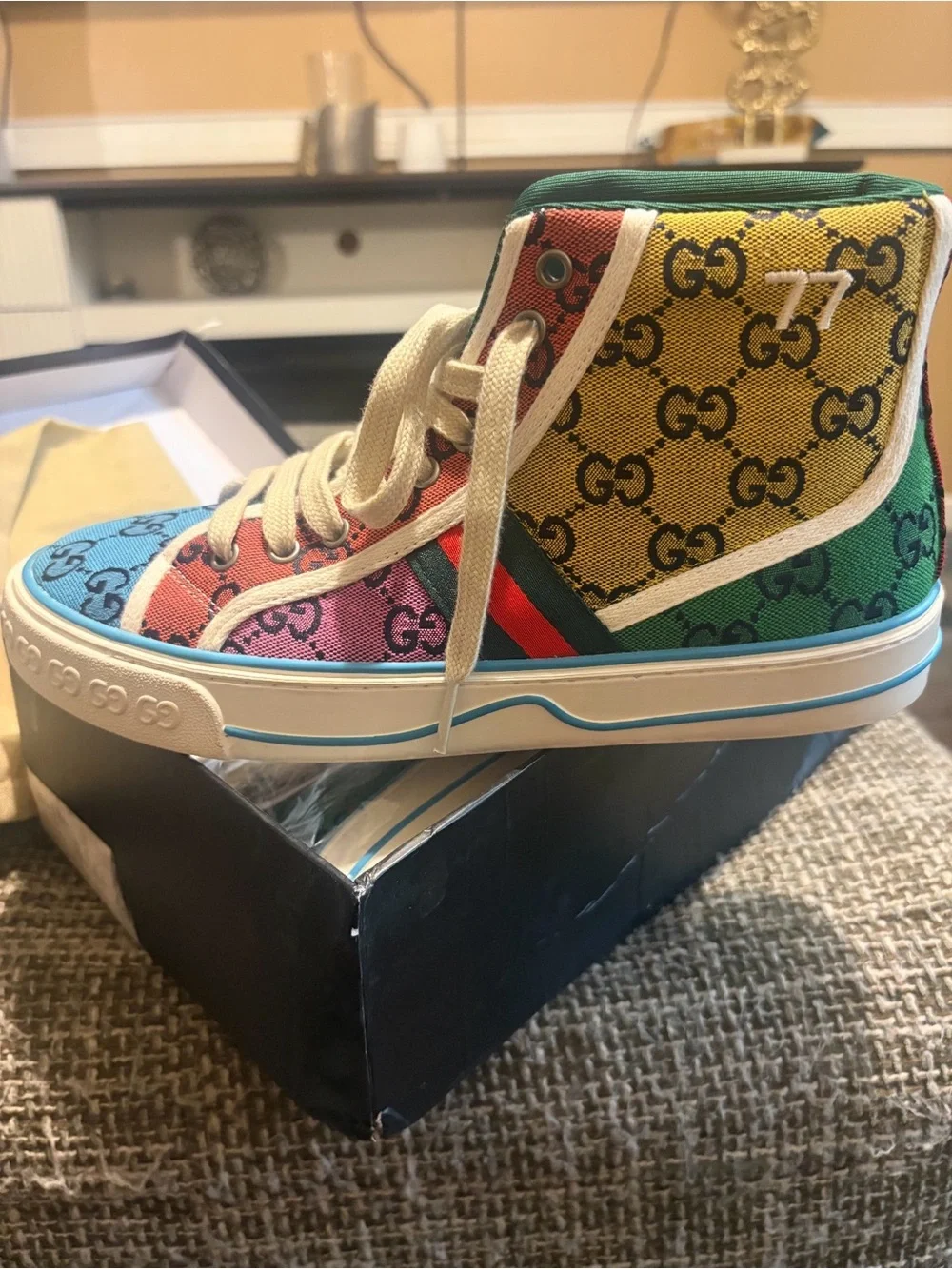 Gucci Multicolor High-Top Sneaker